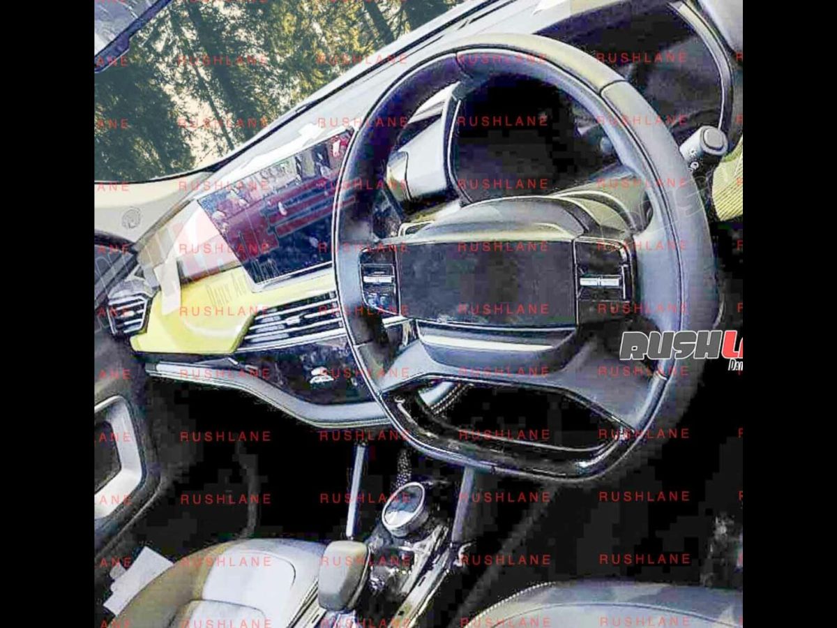 Tata Safari facelift interiors