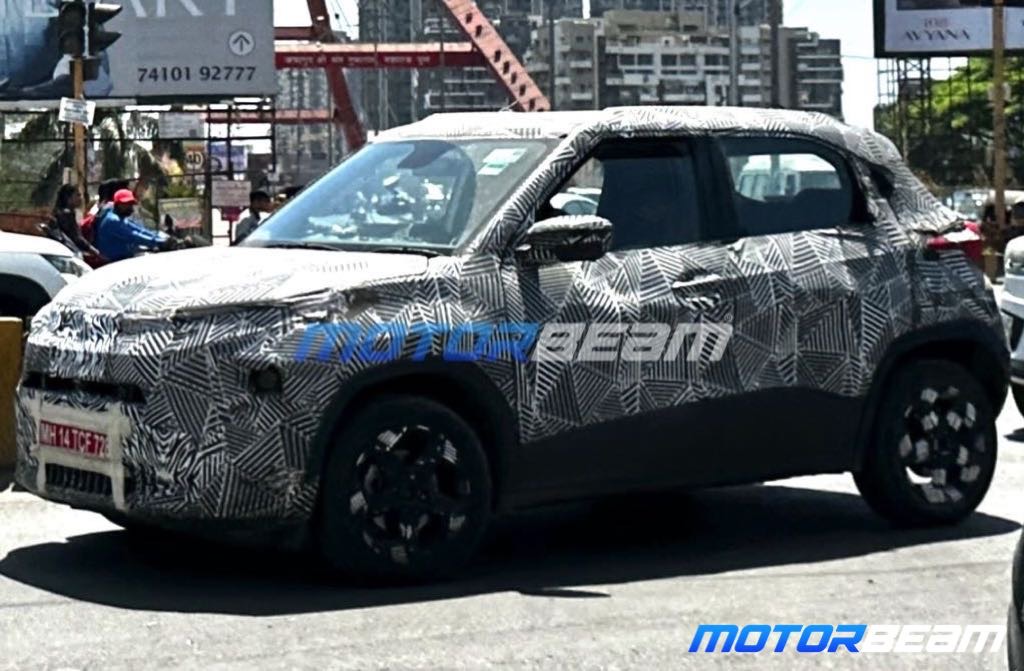 Tata Punch Facelift Spotted Testing?