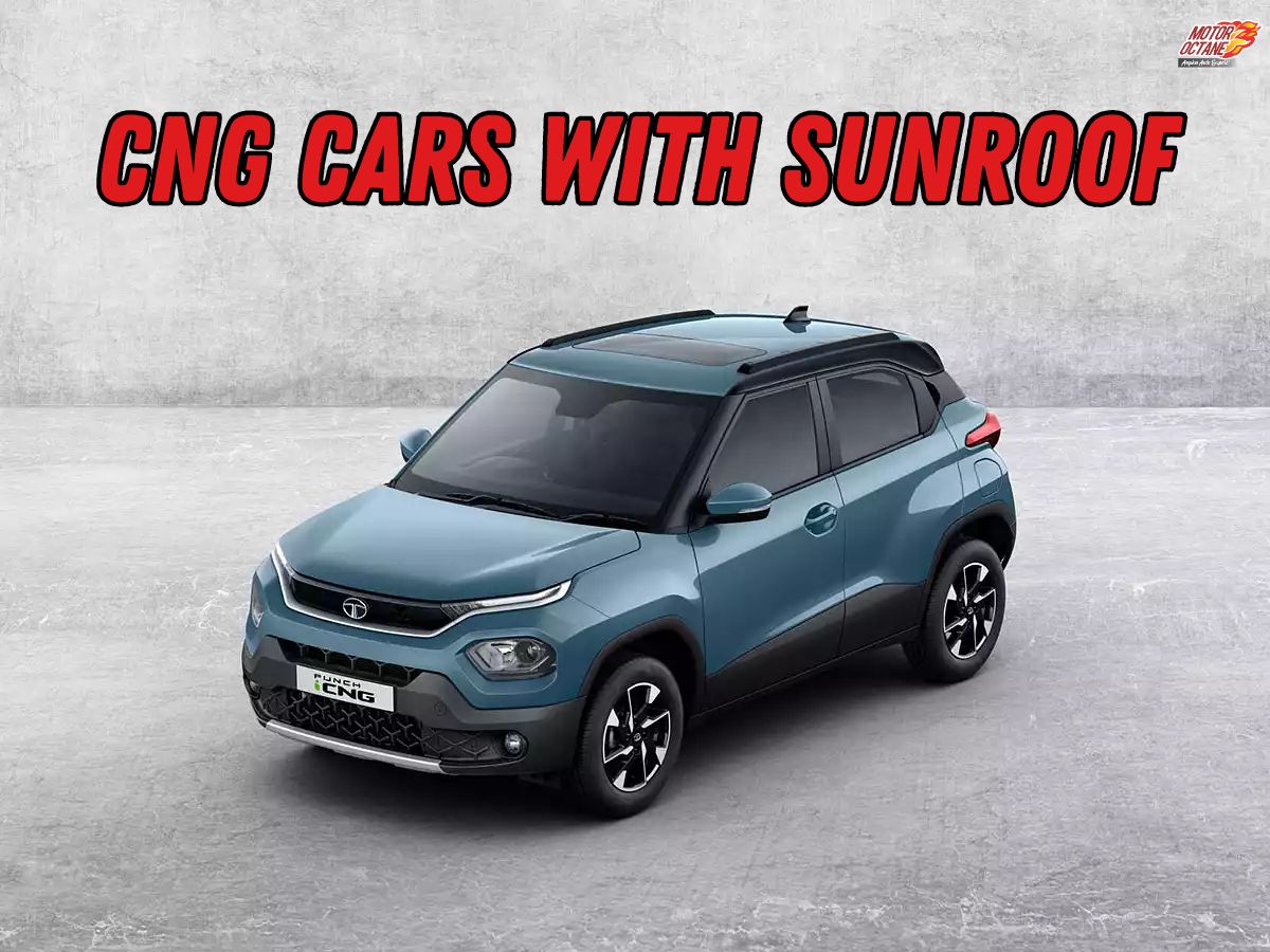 Only 4 CNG Cars Come With Sunroof In India » MotorOctane