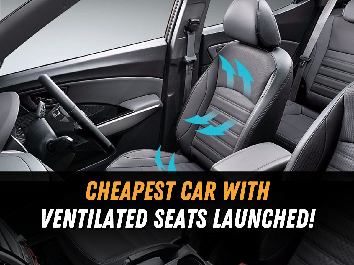 India's Cheapest Car With Ventilated Seats Launched! » MotorOctane