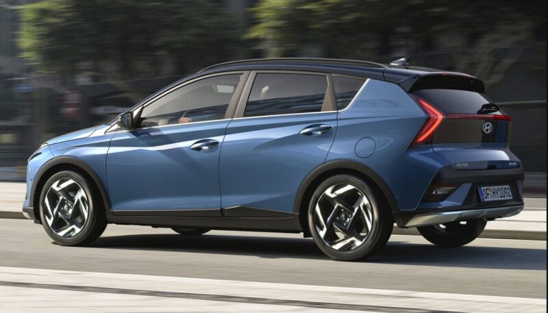 Hyundai bayon design - rear quarter