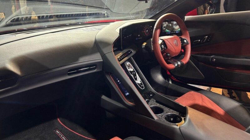 MG Cyberster interiors