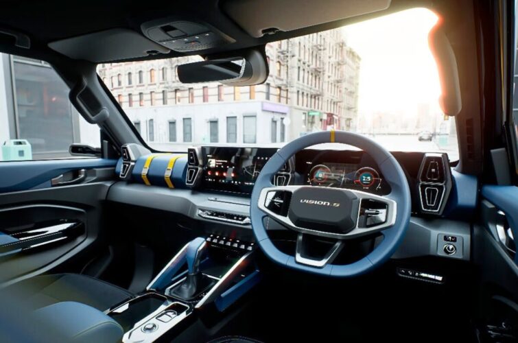 Mahindra Vision S interior