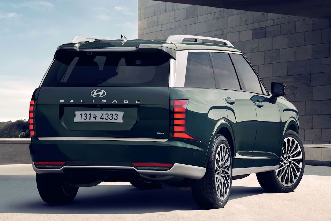 upcoming 7-seater SUV rear profile