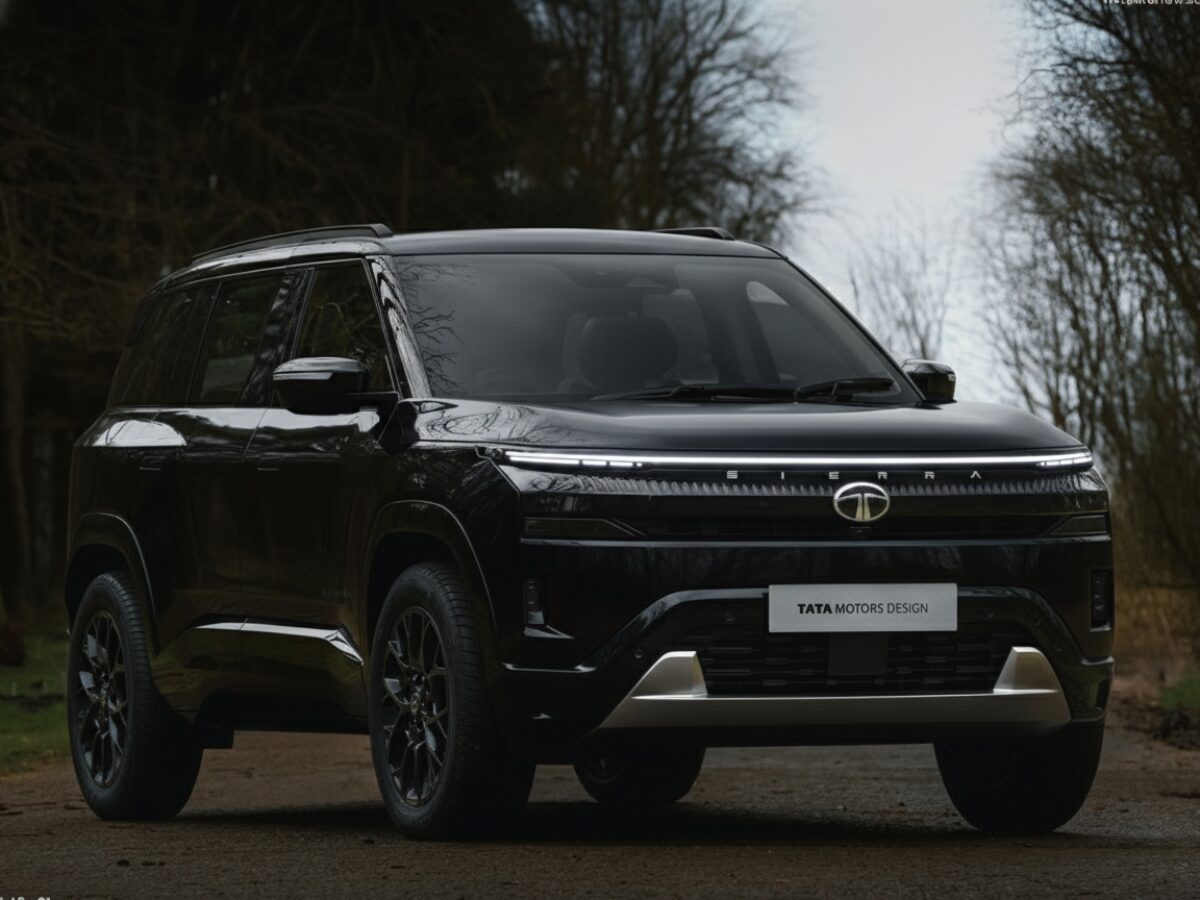 Tata Sierra Dark Edition Revealed! » MotorOctane