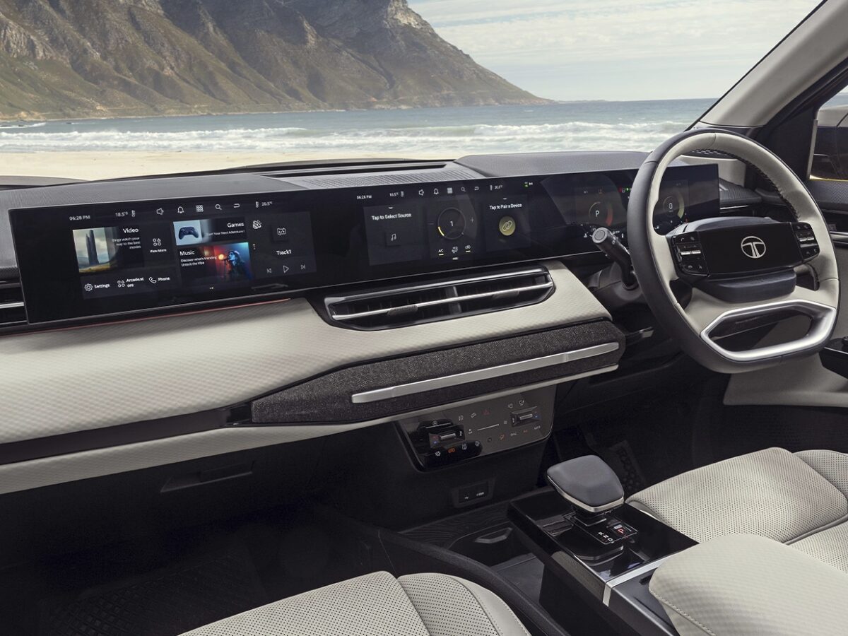 tata sierra interior design of dashboard