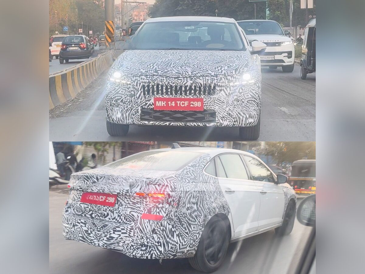 Skoda Slavia Facelift Spotted