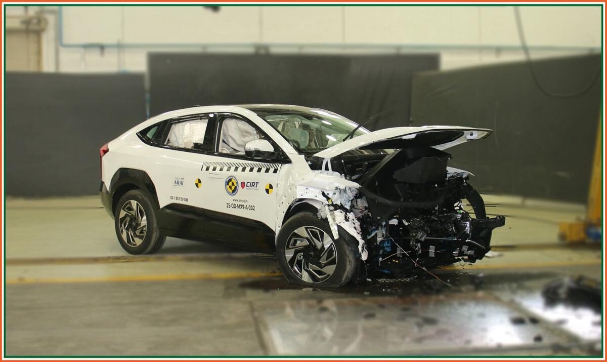Best 7-Seater Under Rs 25 Lakh - xev 9e crash test