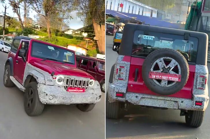 2026 Mahindra Thar Spotted