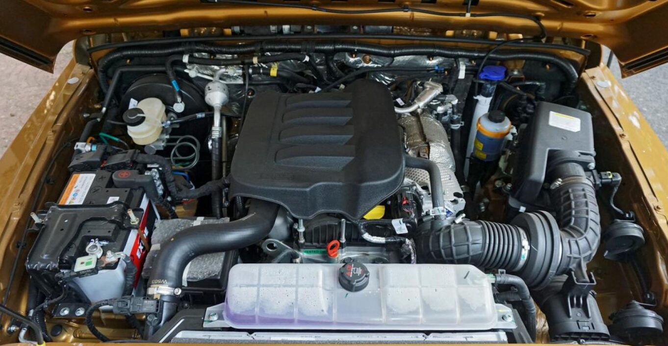 2026 Mahindra Thar Spotted engine 