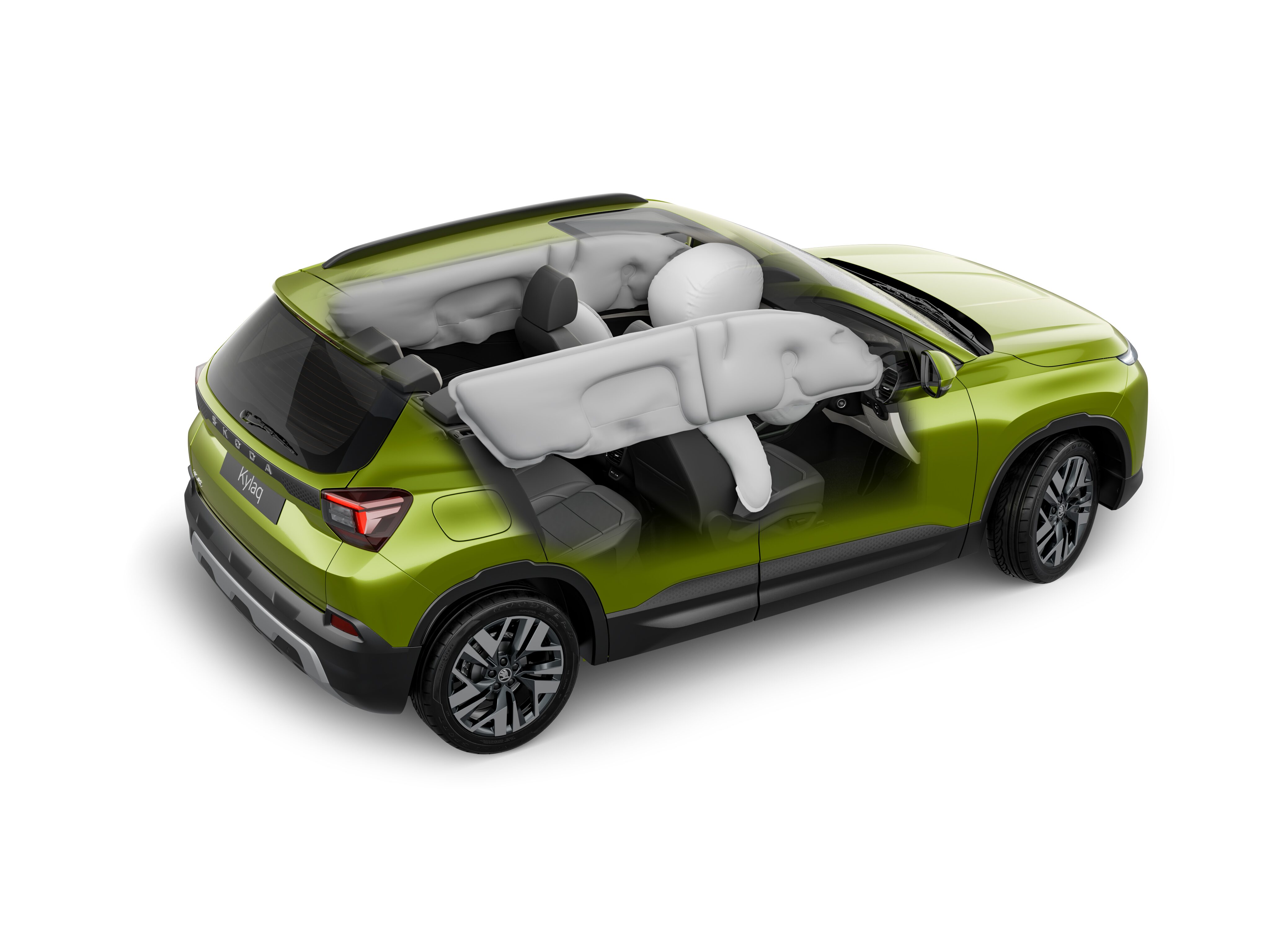 Skoda Kylaq airbag placement