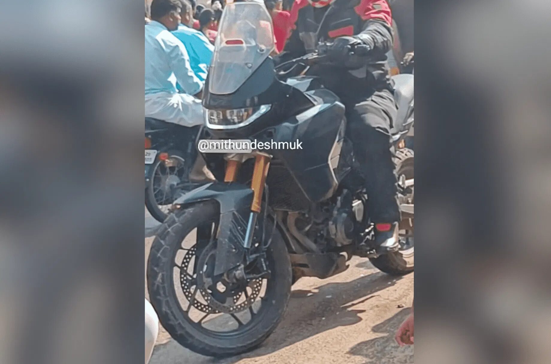 TVS-Norton ADV Spotted