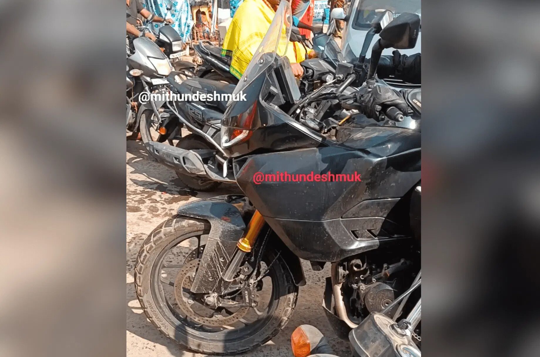 TVS-Norton ADV Spotted