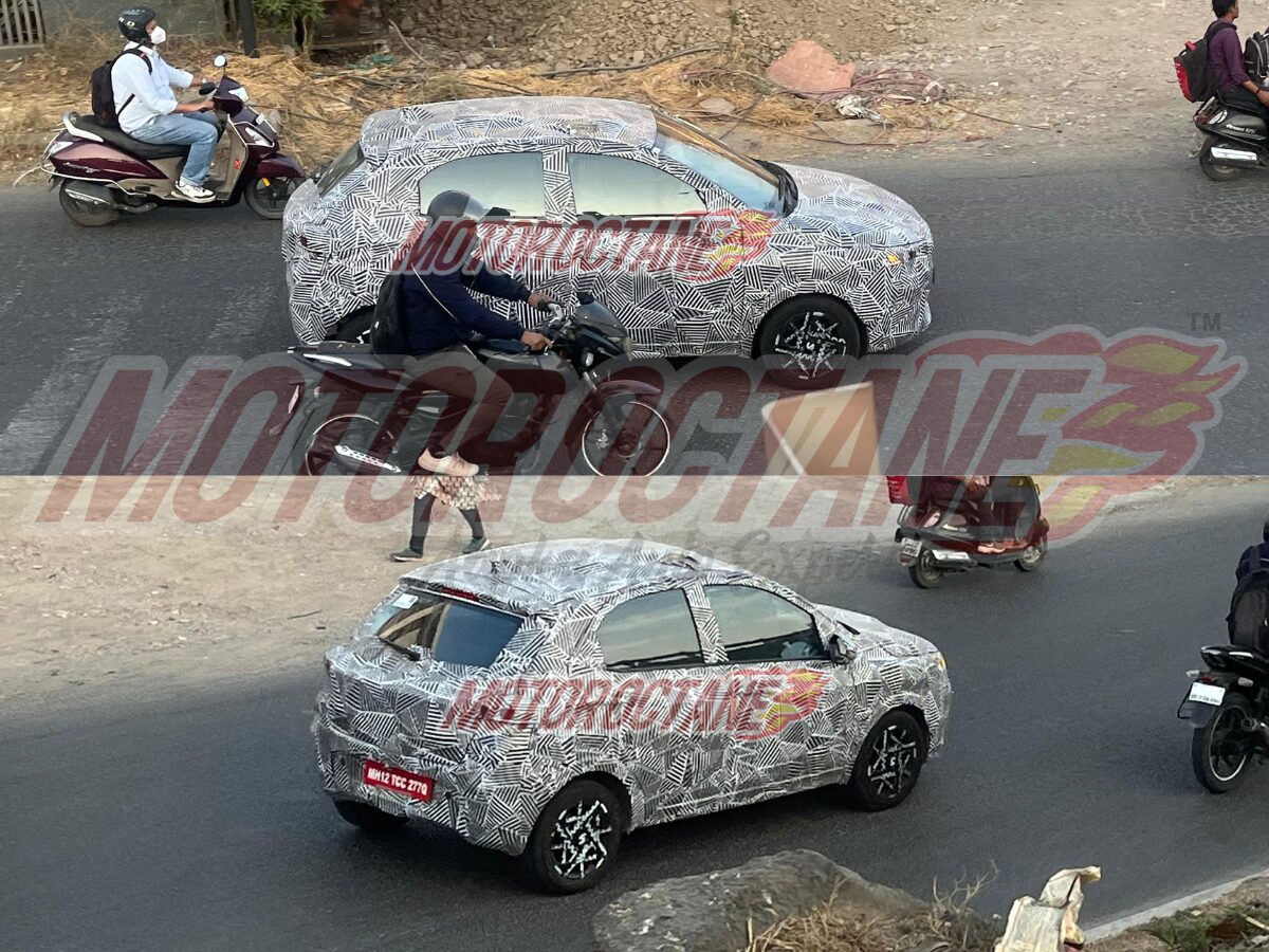 Tata Tiago Facelift Spotted Testing!
