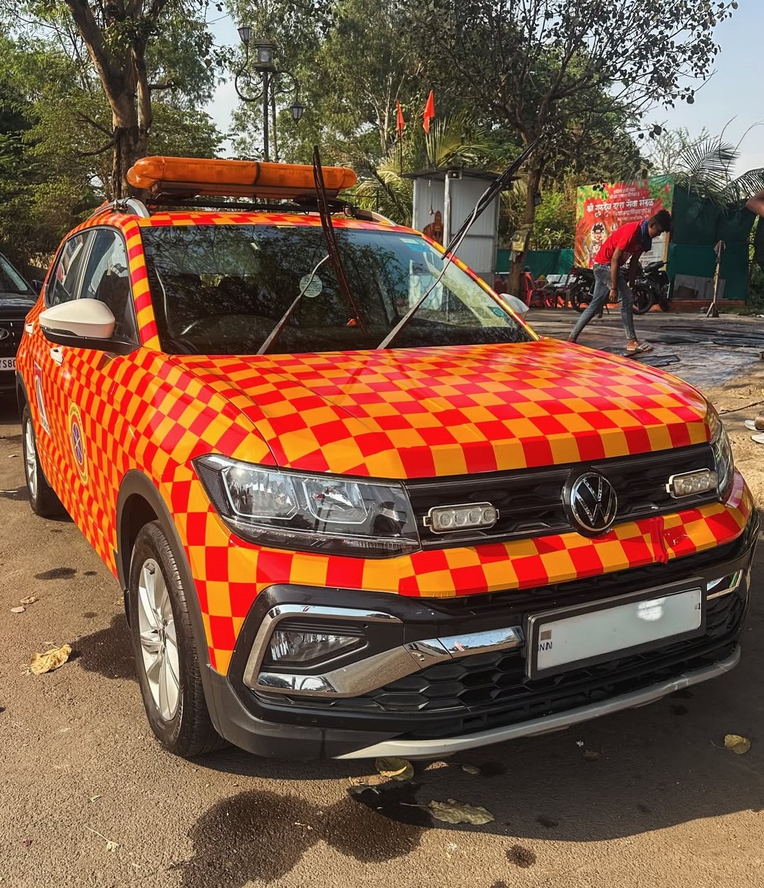 New Pune Police Car - Volkswagen Taigun