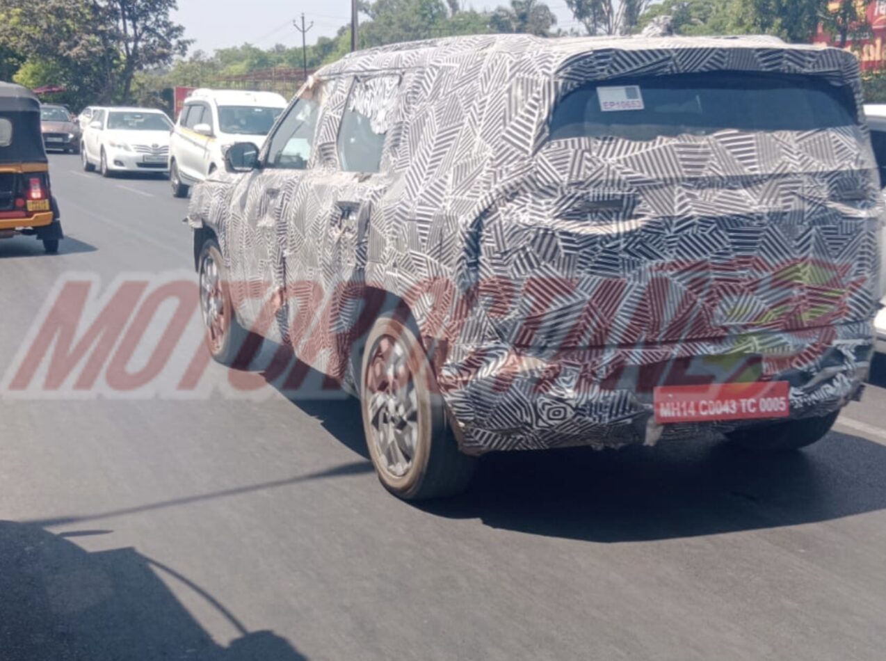 Spy Shots Reveal - Tata Sierra EV Spied