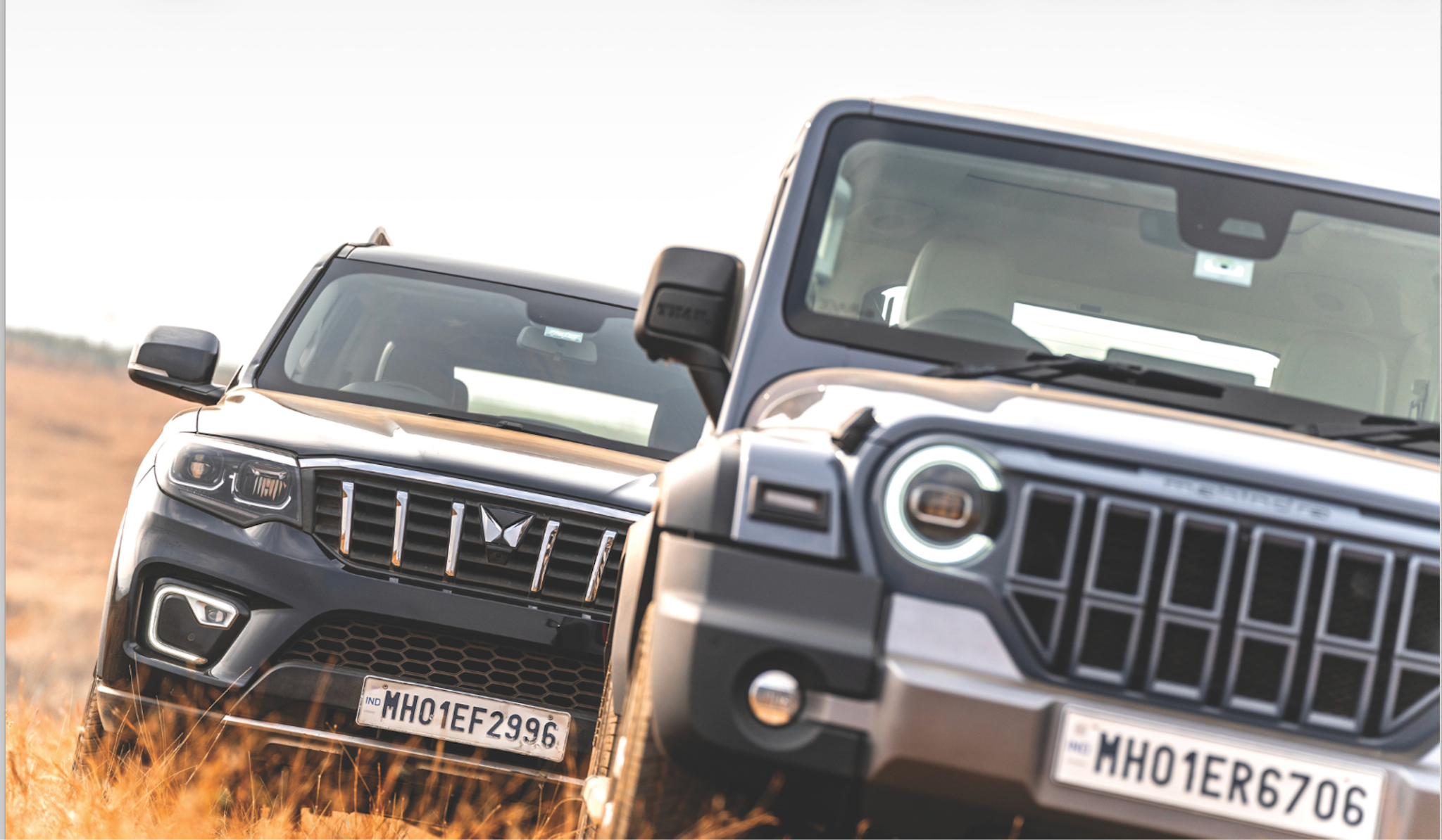 Design and Road Presence - Scorpio N And Thar Roxx comparison