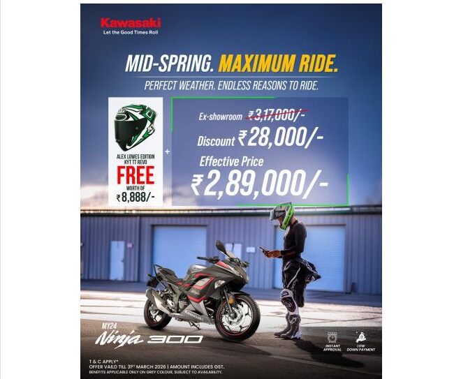 Kawasaki Ninja 300 Offer