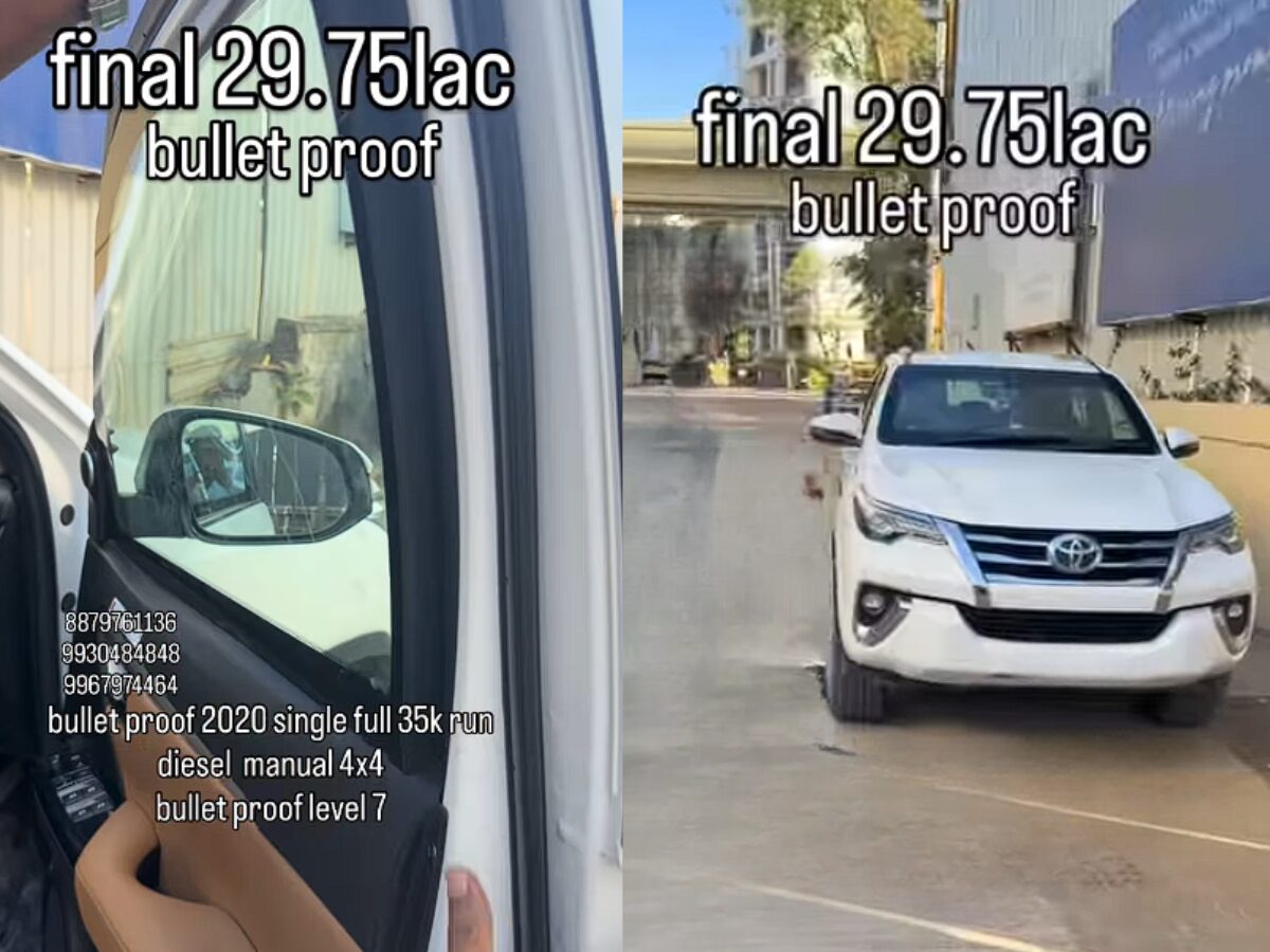 Bullet-Proof Fortuner At Just ₹30 Lakh!