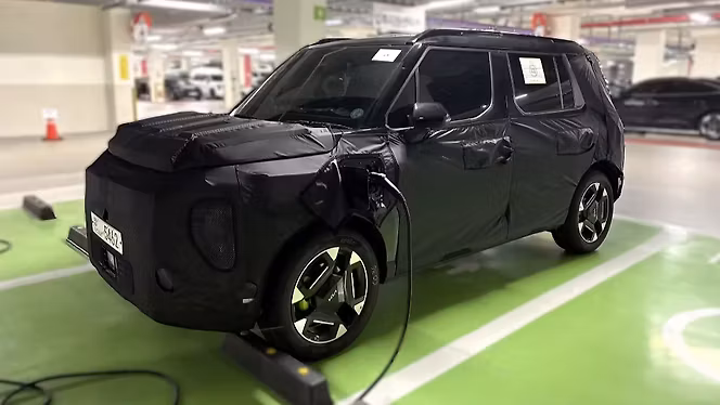 Kia Syros EV Spotted