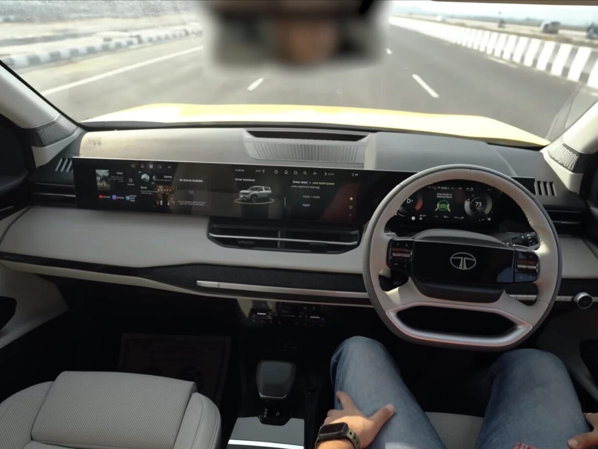 Tata Sierra EV Interior and Features 