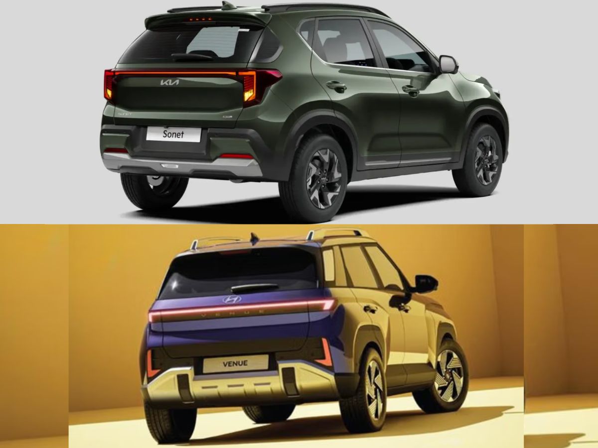 Sonet Vs Venue - rear