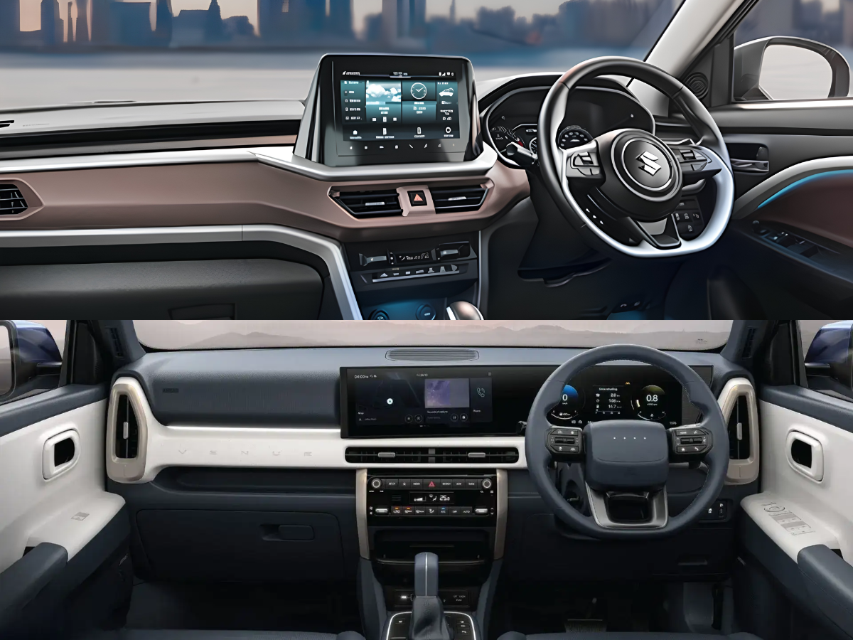 Maruti Brezza Vs Hyundai Venue - Features Compared